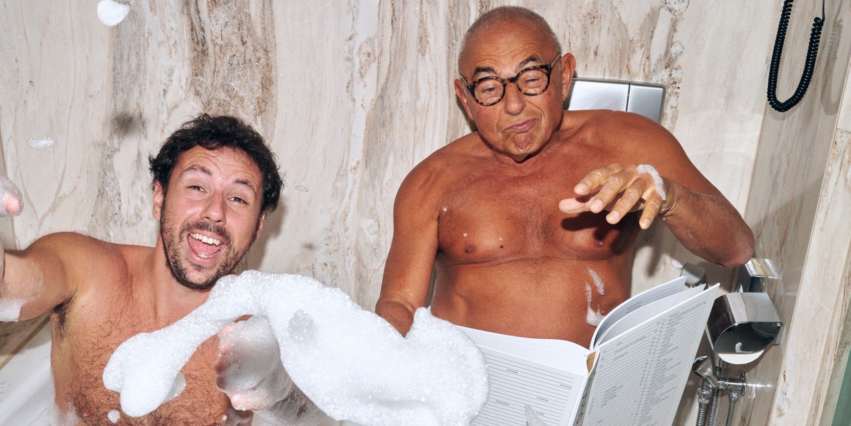 Marcello und Papa  Mariusz Demner