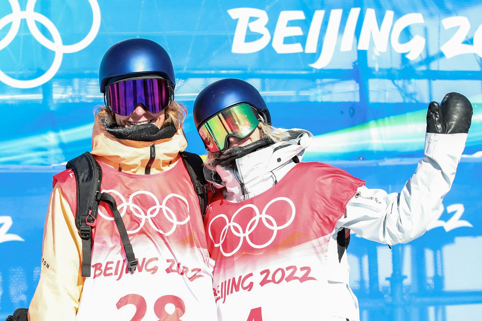 Anna Gasser und Clemens Millauer bei Olympia in Peking