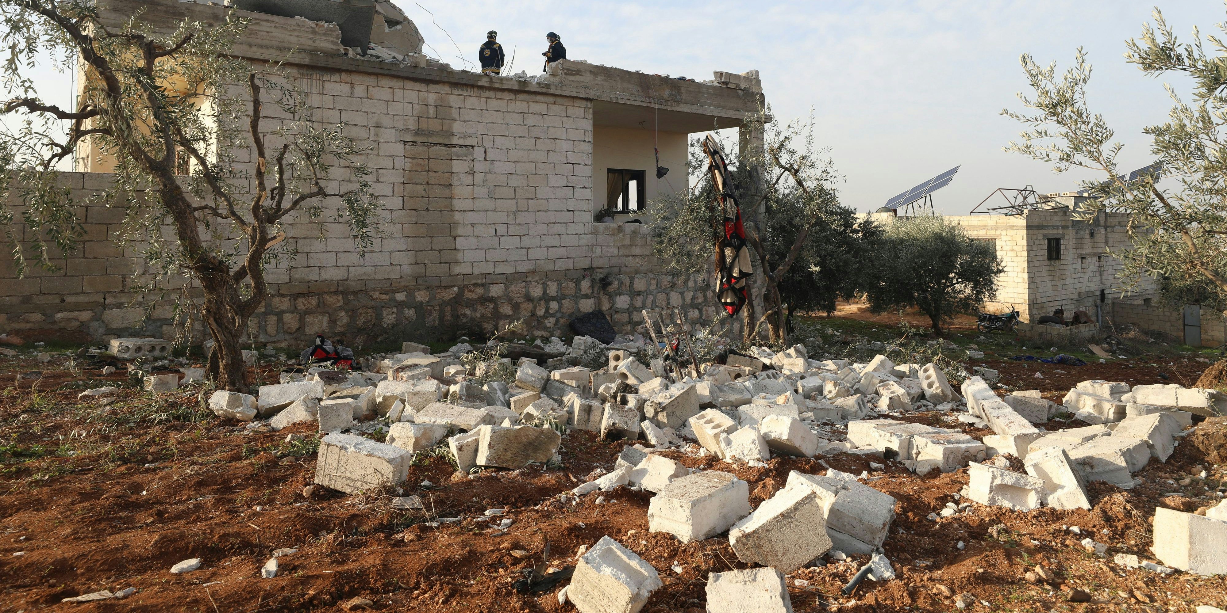 Bei dem Angriff der US-Truppen wurde ein Haus zerstört. 13 Zivilisten kamen ums Leben, darunter vier Kinder.