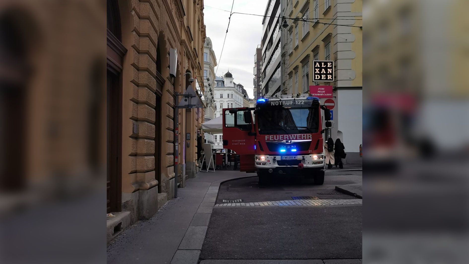 Blaulichtalarm in der Wiener City