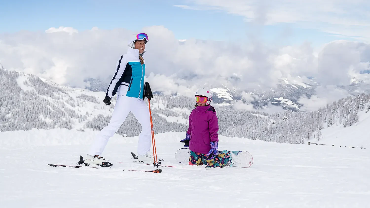 Skifahren am Nassfeld in Kärnten