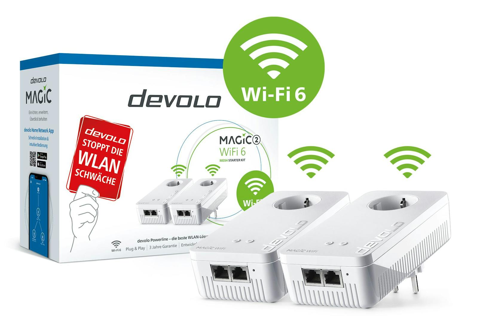 devolo Magic 2 WiFi 6 Mesh ist ab sofort in zwei verschiedenen Varianten verfügbar.