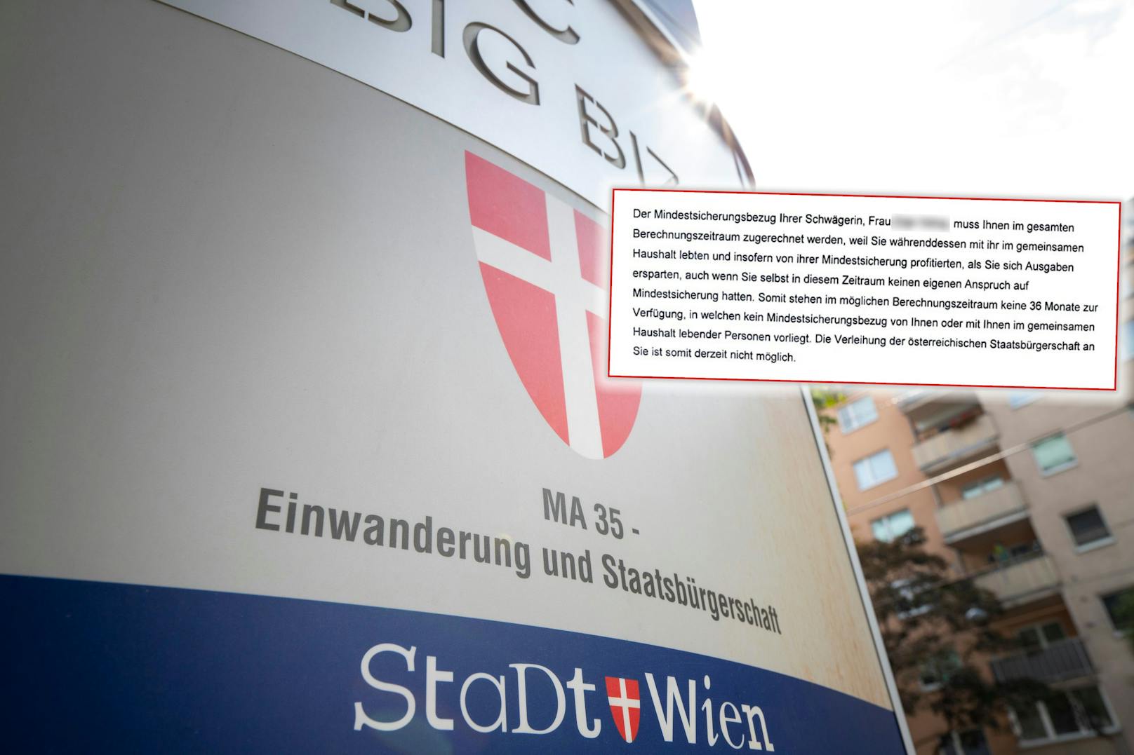 Wienerin pflegt Kranke – MA35 verweigert ihr Austro-Pass