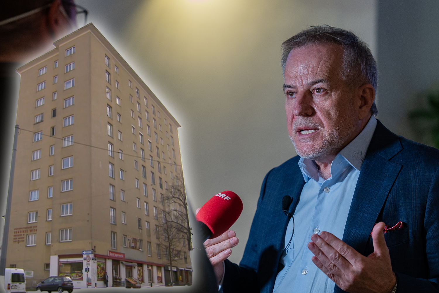 In diesem Gemeindebau war der Multimillionär von 1978 bis 2020 gemeldet.