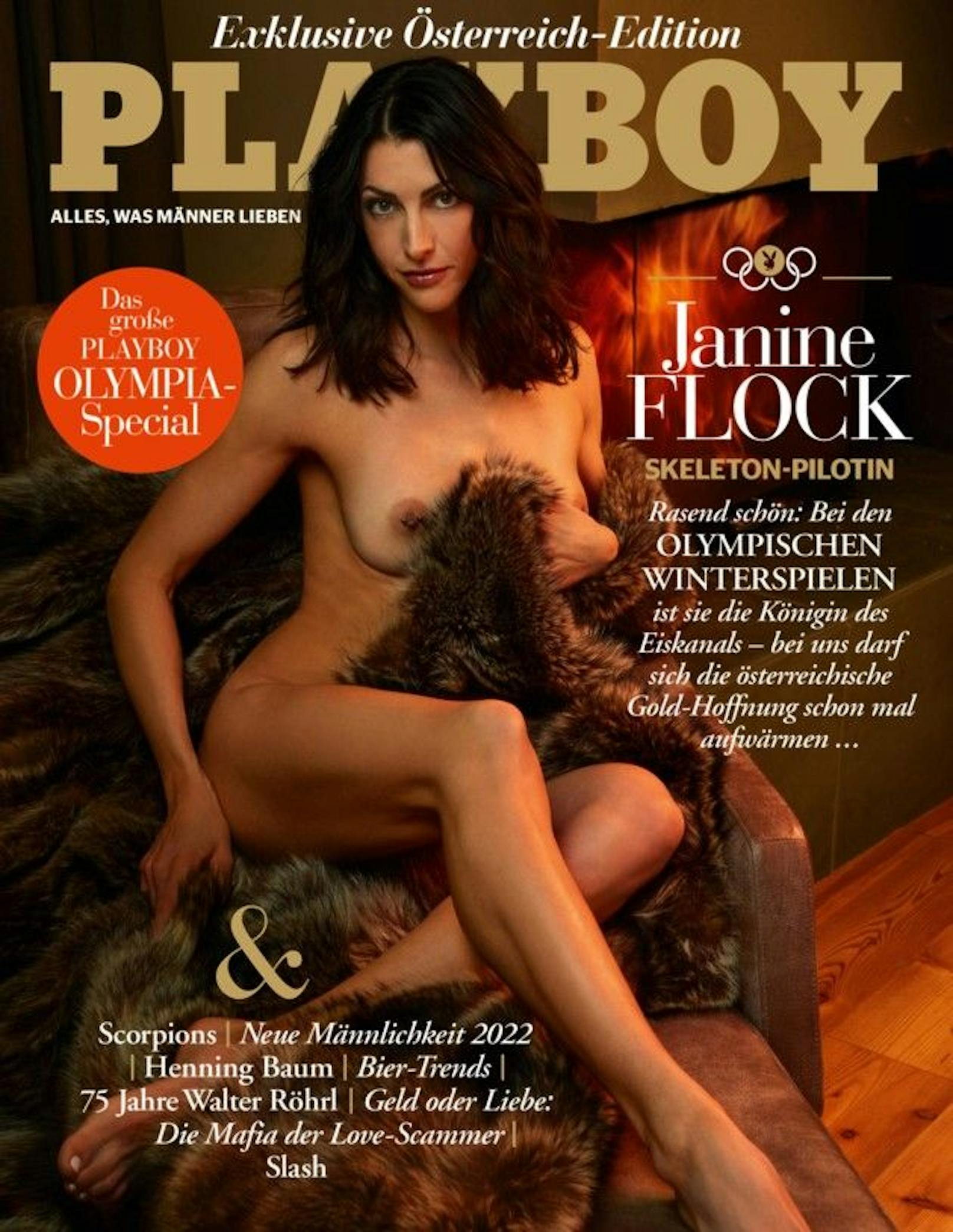 Janine Flock im Playboy