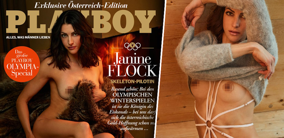 Janine Flock im Playboy