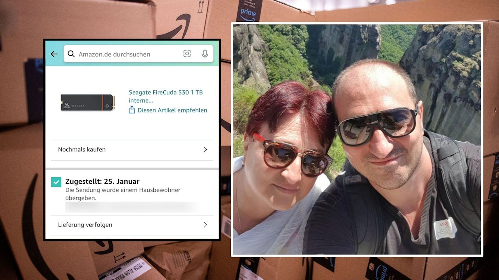 Sein Paket ist nicht angekommen, seine 200 € fehlen...