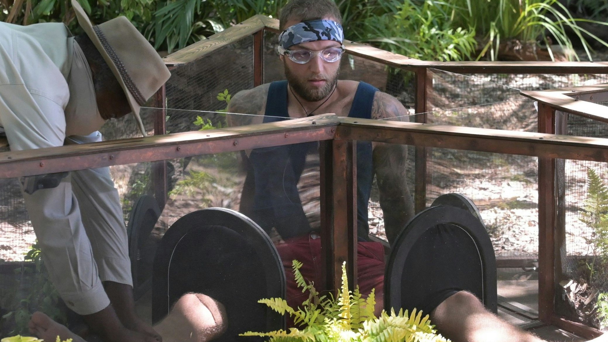 Filip bei seiner Dschungelprüfung