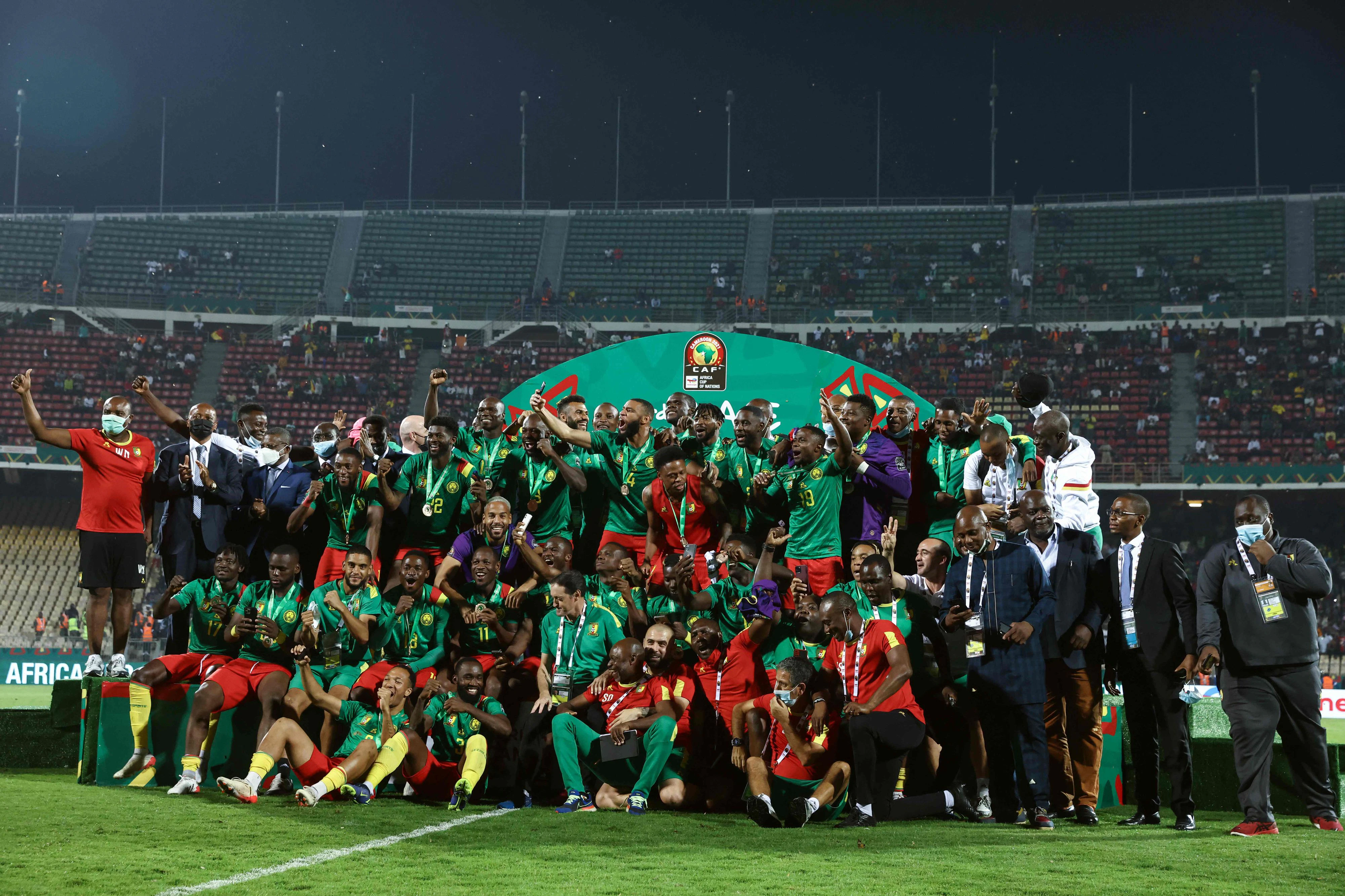 Kamerun sichert sich beim Afrika Cup Platz drei.