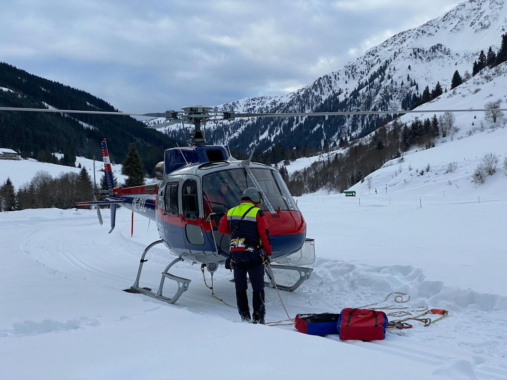 Tödlicher Lawinenunfall in Auffach, Tirol, am 4. Februar 2022. Ein Ehepaar kam dabei ums Leben.                       