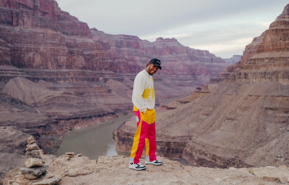 Lewis Hamilton postet ein Bild, mutmaßlich im US-amerikanischen Kalifornien aufgenommen, wo er zuletzt weilte.
