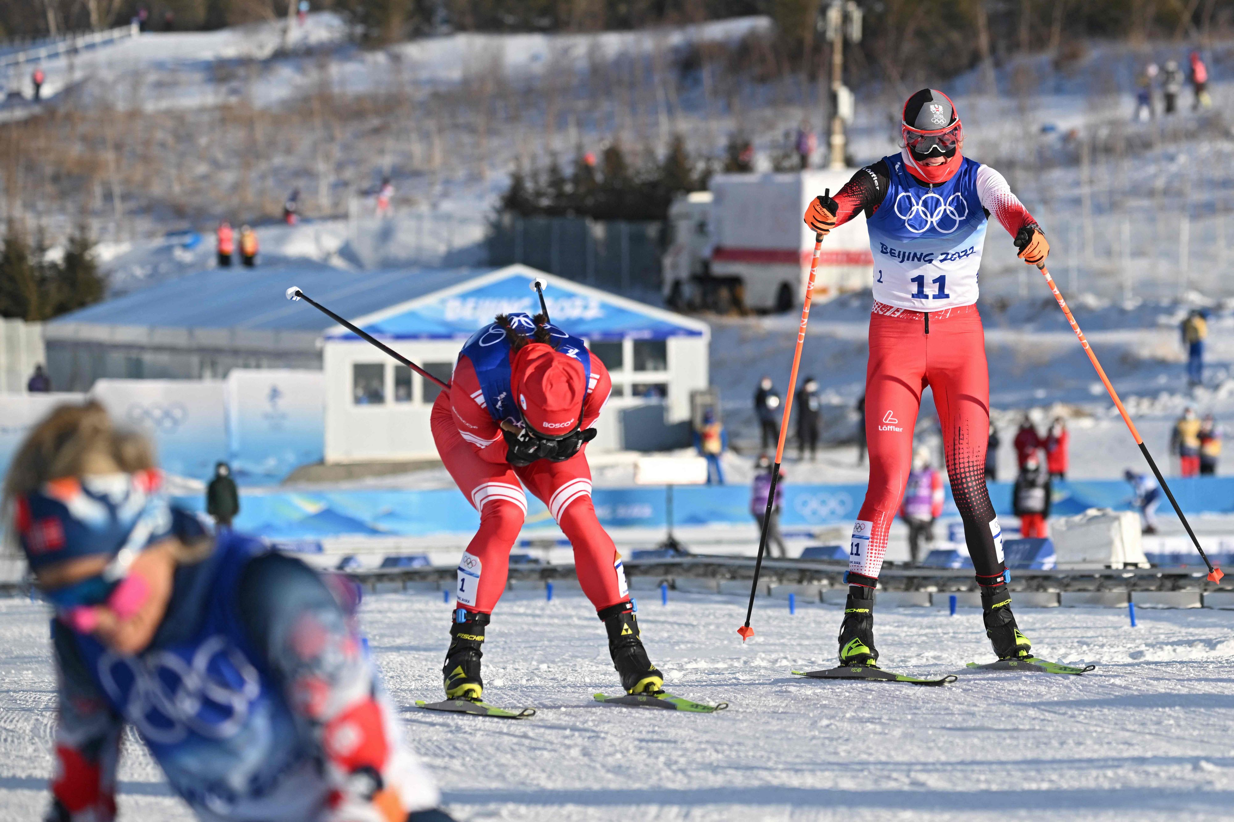 Theresa Stadlober bei der Flower Ceremony. 
