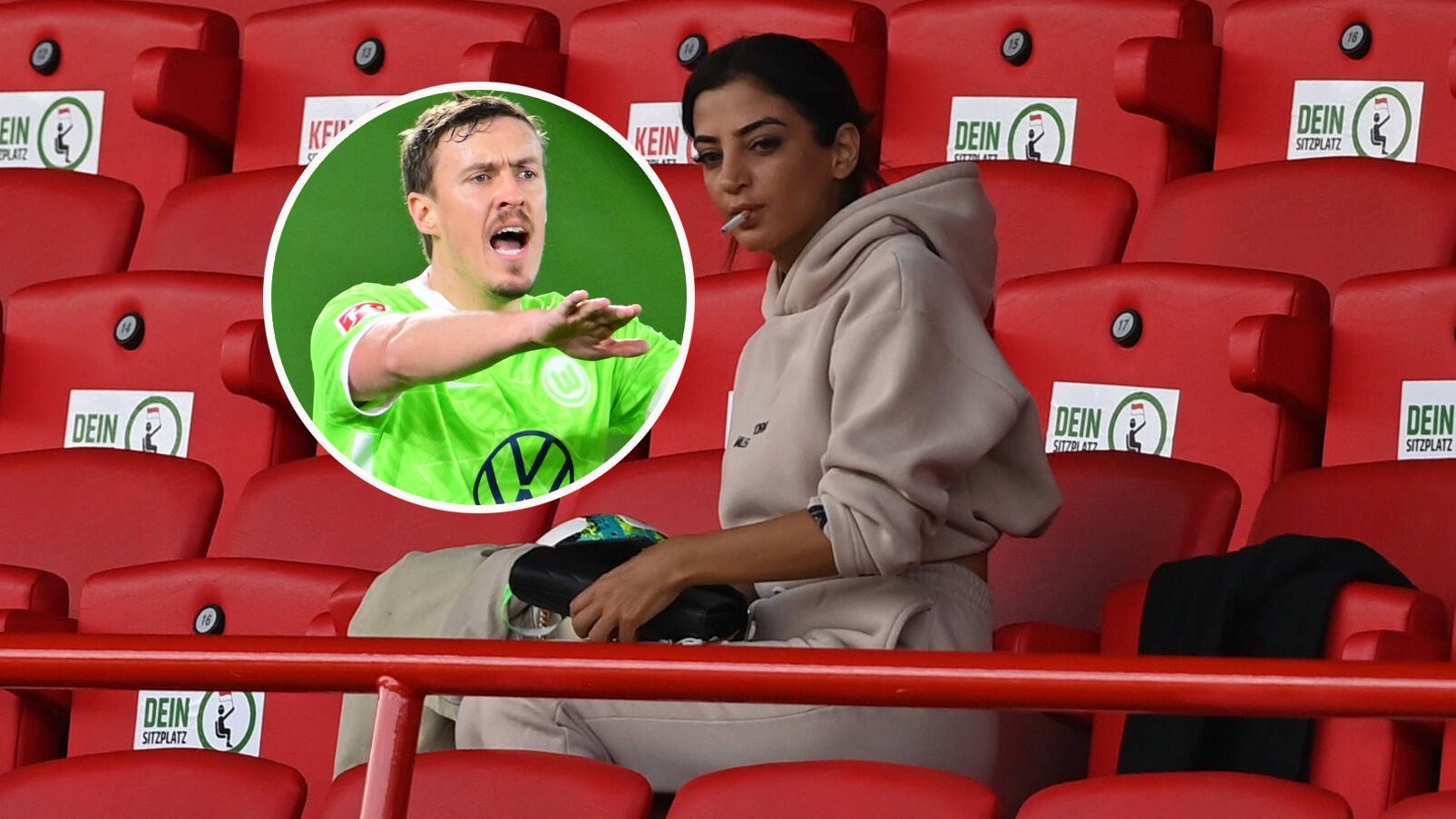 Max Kruse und seine Ehefrau Dilara