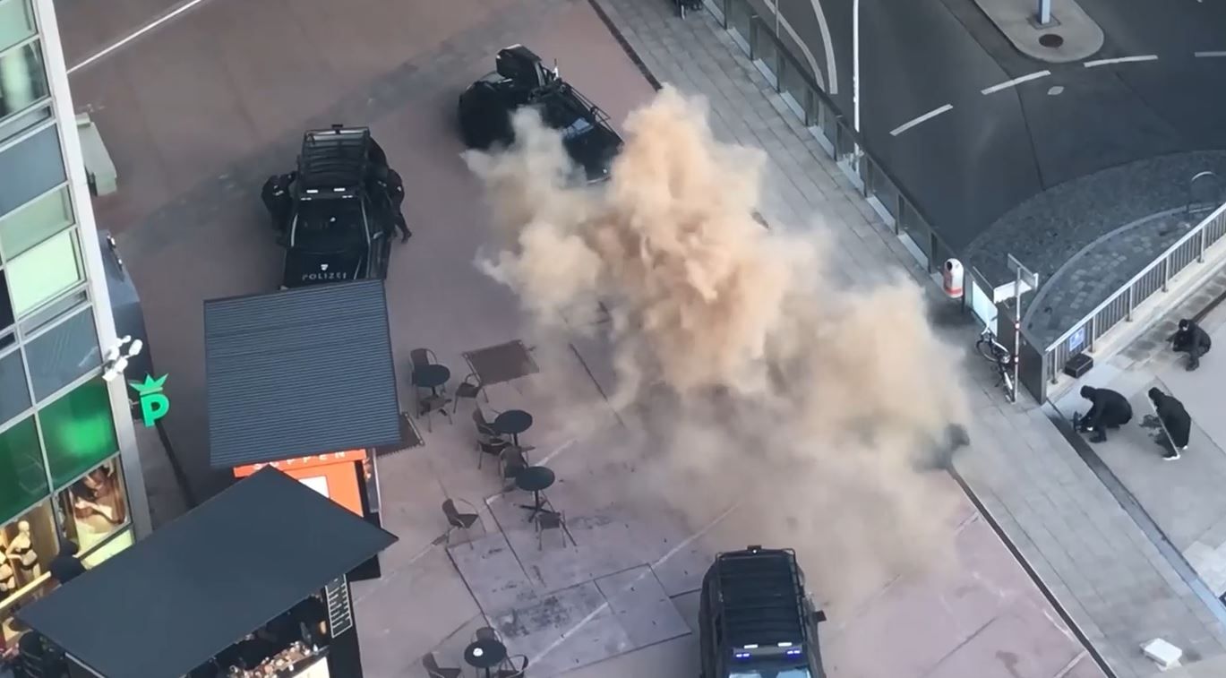 Explosion, Rauchsäule