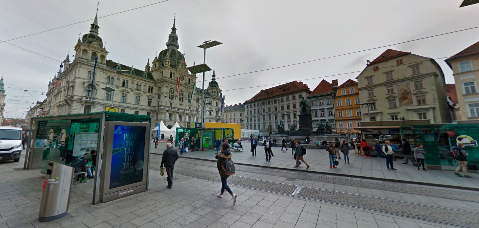 Der Vorfall ereignete sich am Grazer Hauptplatz.
