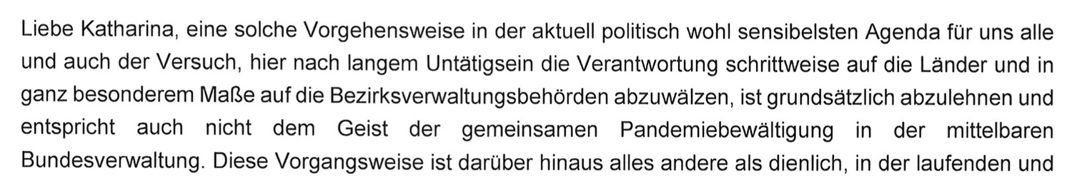 "Verantwortung abwälzen": Brief an GECKO-Chefin Reich