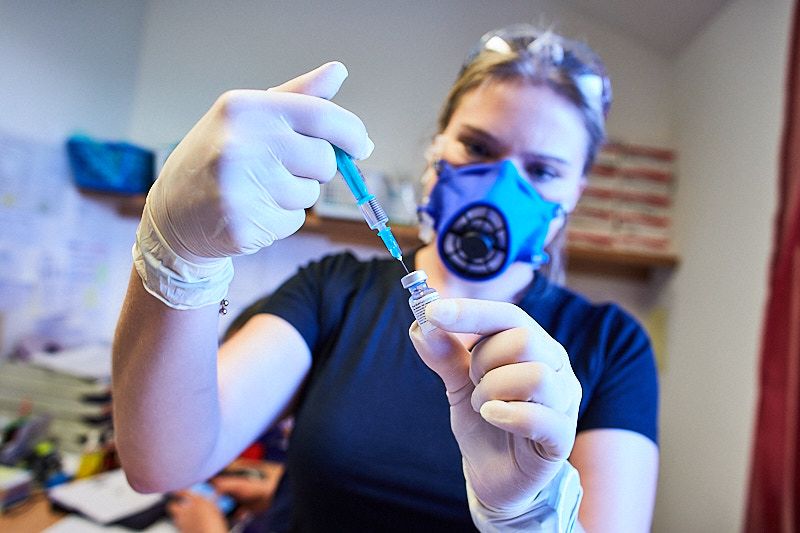 Symbolbild einer Corona-Impfung