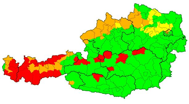 BILDSTRECKE: Unwetter-Warnungen Am 6. Februar 2022 – Wetter | Heute.at