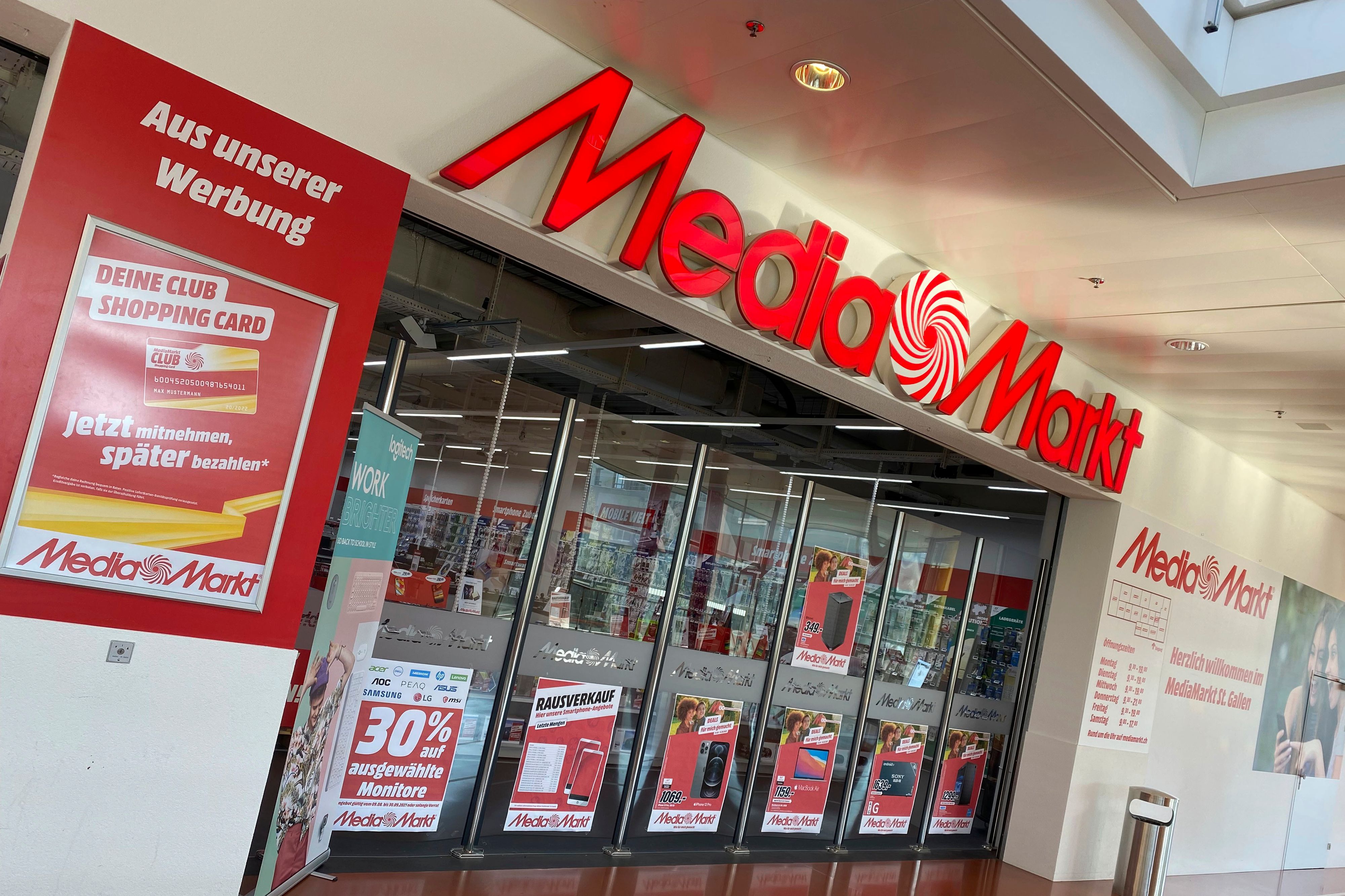 Eine MediaMarkt-Filiale.
