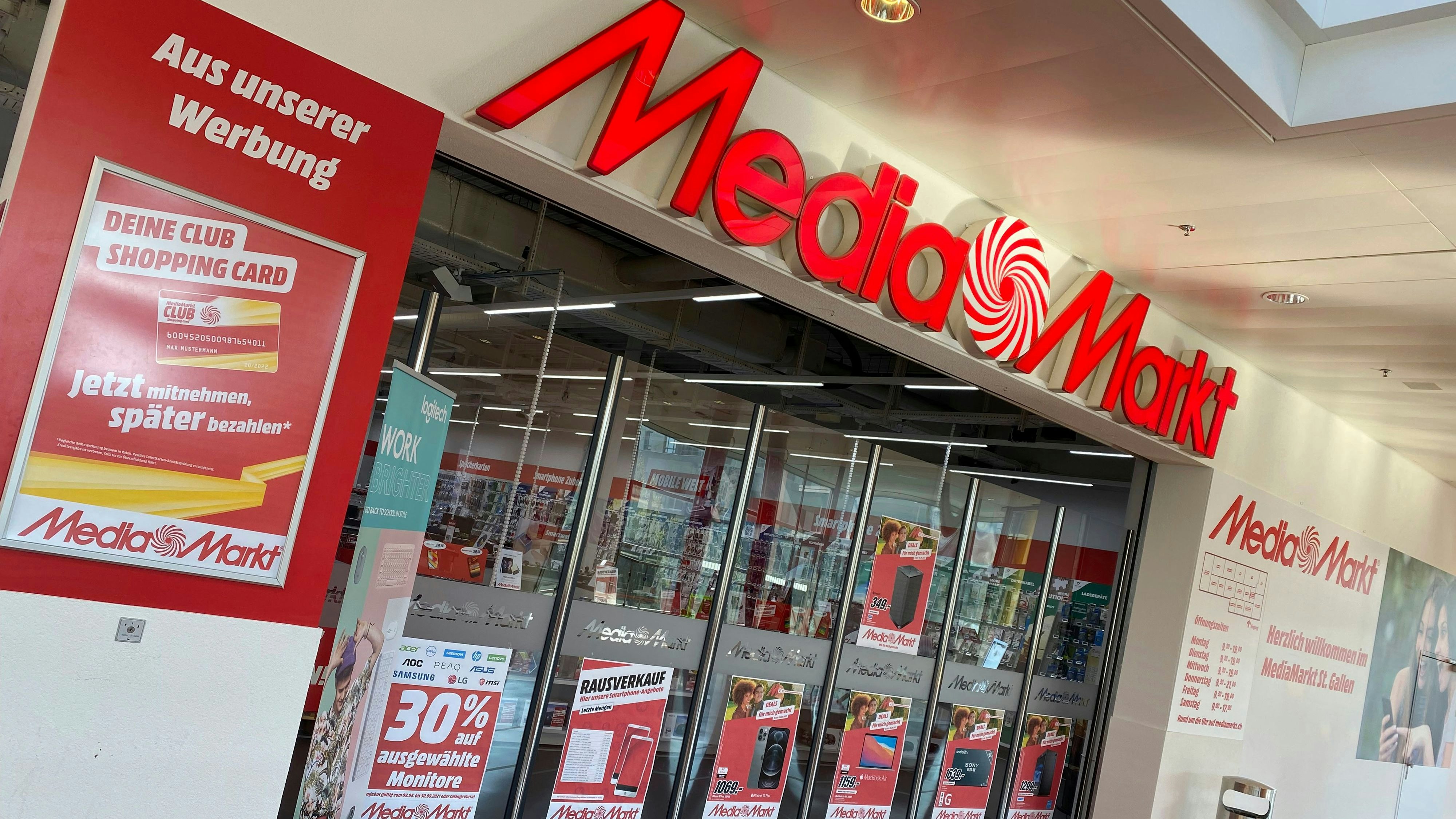 Eine MediaMarkt-Filiale.