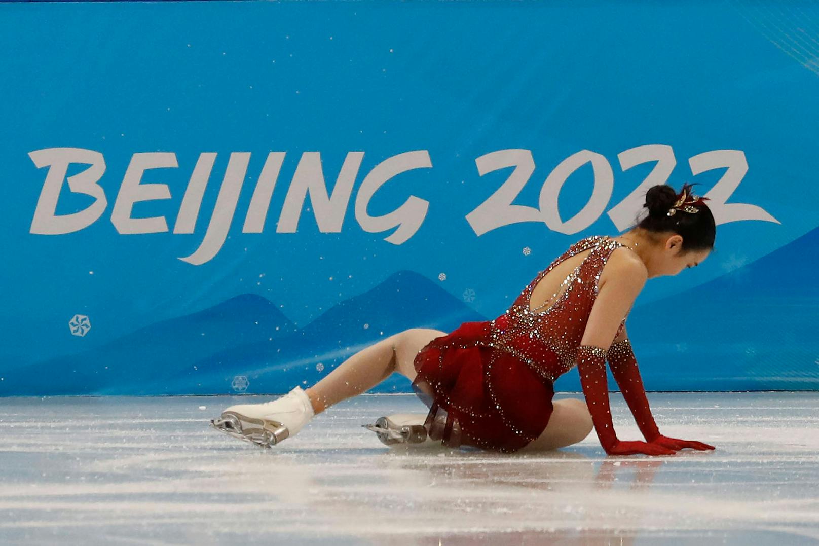 Auftritt verpatzt! Hass gegen China-Eiskunstläuferin