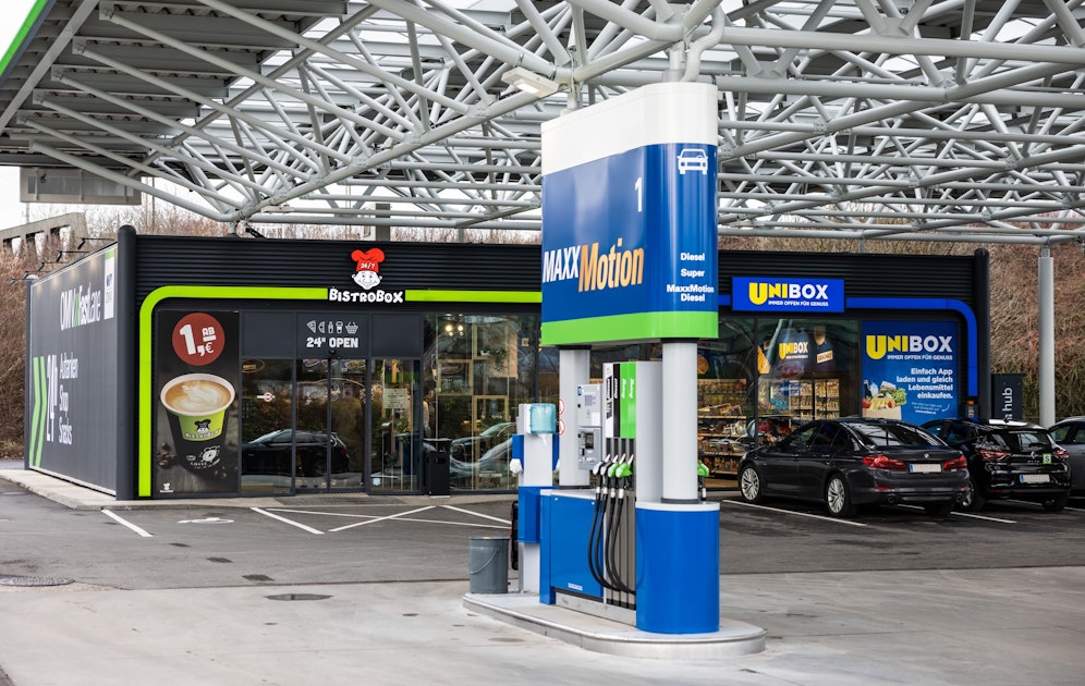 Die neue Tankstelle 