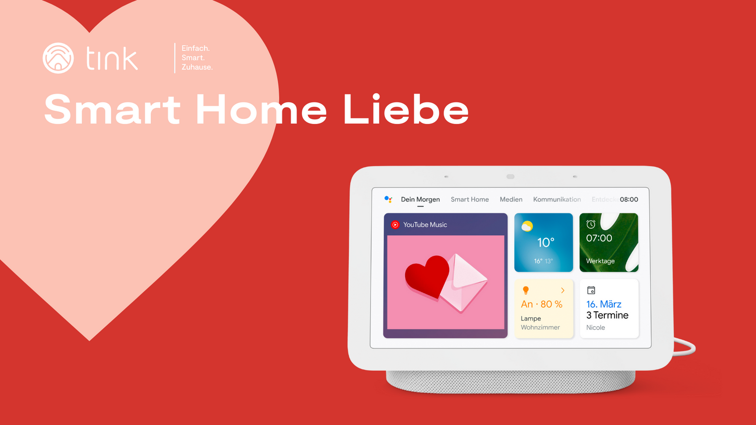 Je t’aime: tink verbundelt Smart Home Pärchen.