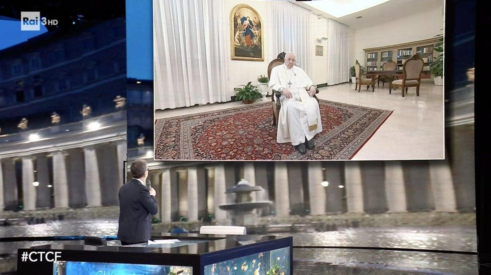 In der italienischen Talkshow "Wie das Wetter ist" hat der Papst aus dem Nähkästchen geplaudert.&nbsp;