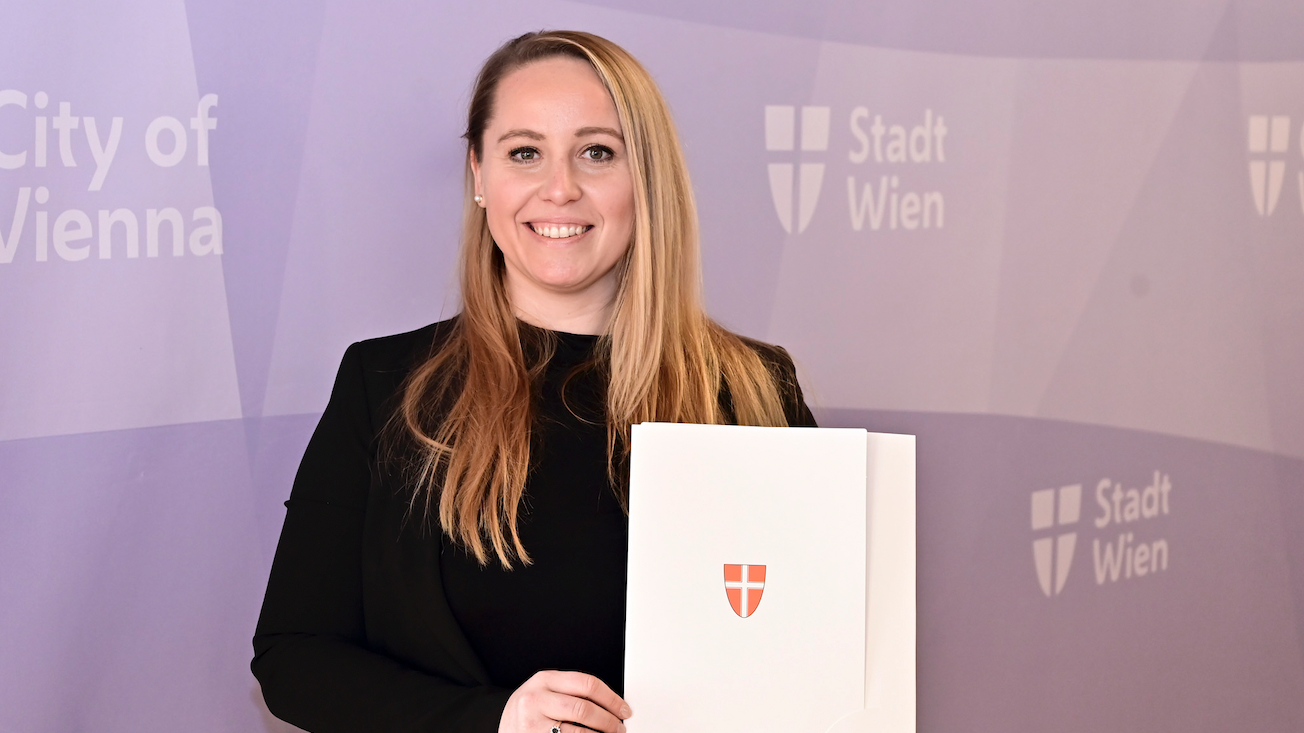 Michelle Krumpschmid, Leiterin der MA 67 (Wiener Parkraumüberwachung).