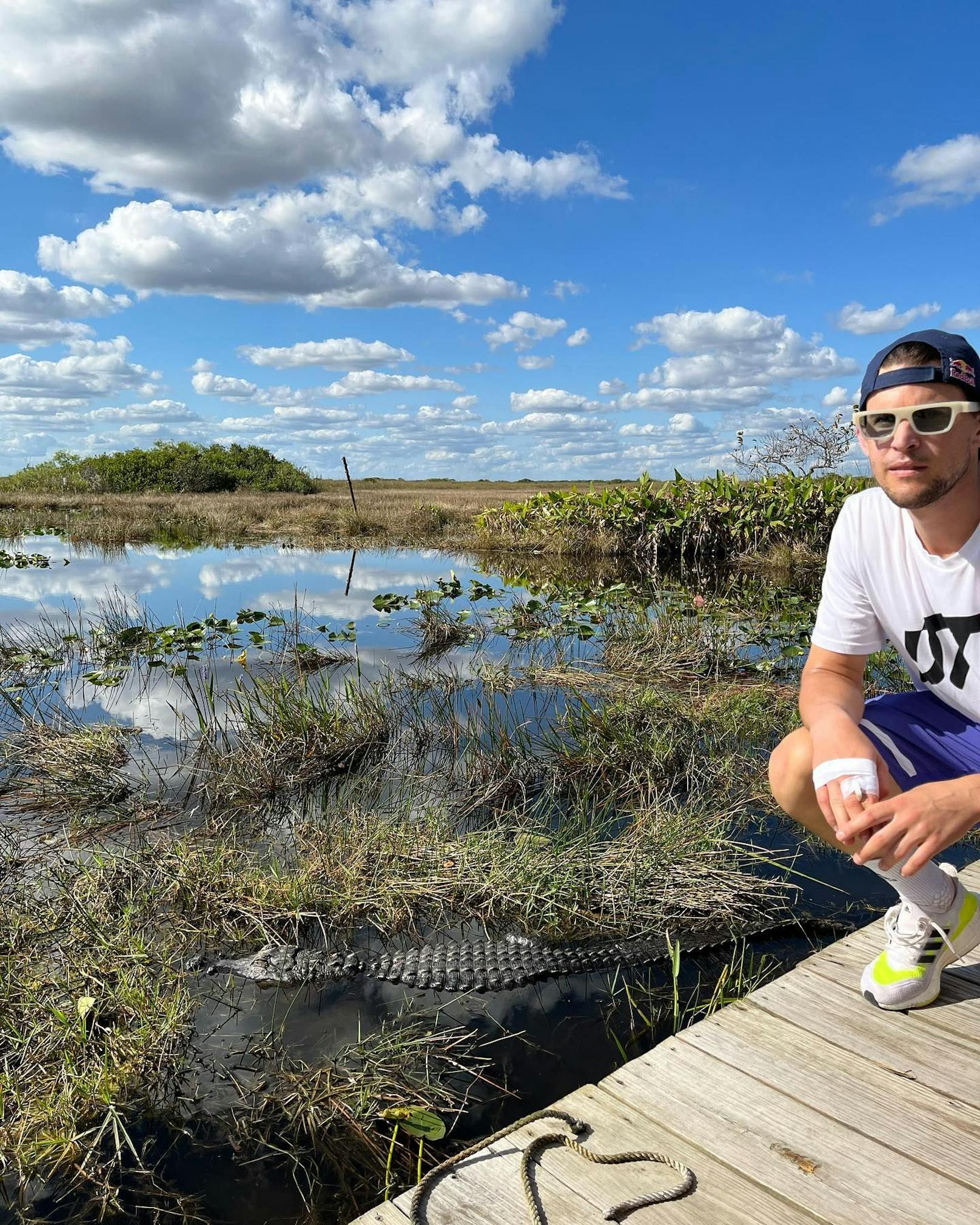 Thiem im Nationalpark Everglades