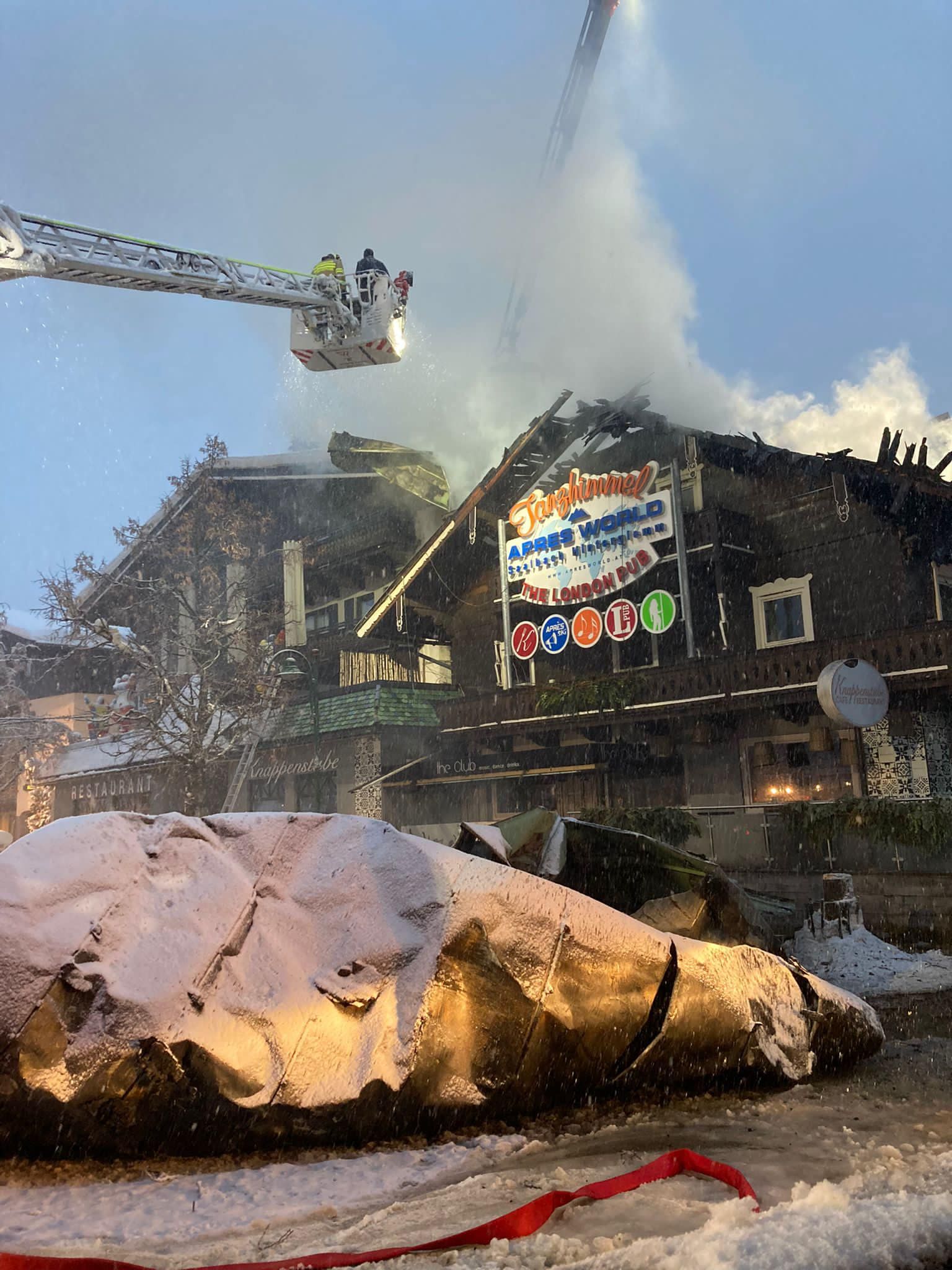 Die Gäste und Mitarbeiter wurden evakuiert.