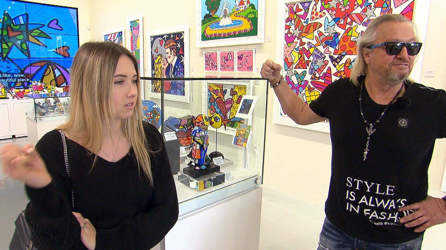 Shania Geiss mit Robert Geiss