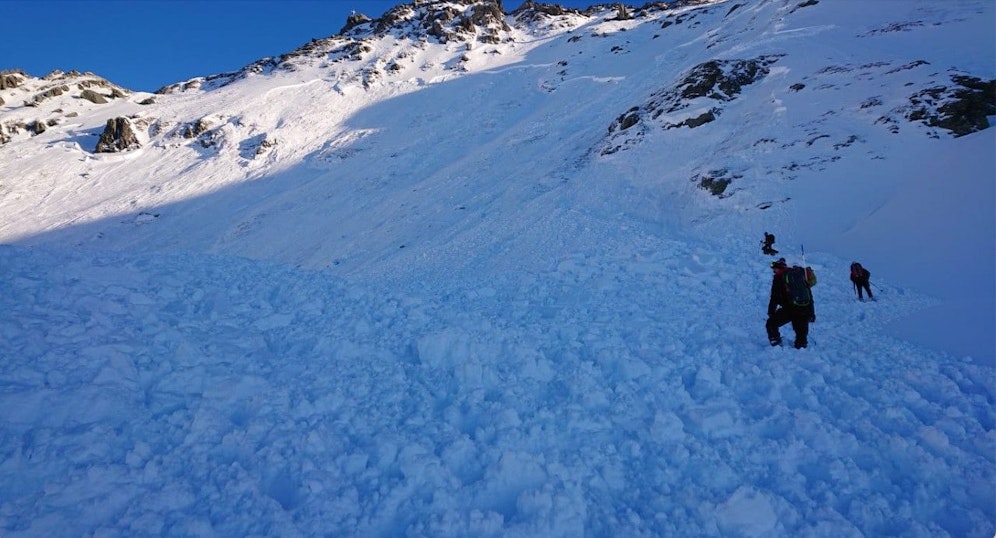 Symbolbild nach Lawinenabgang