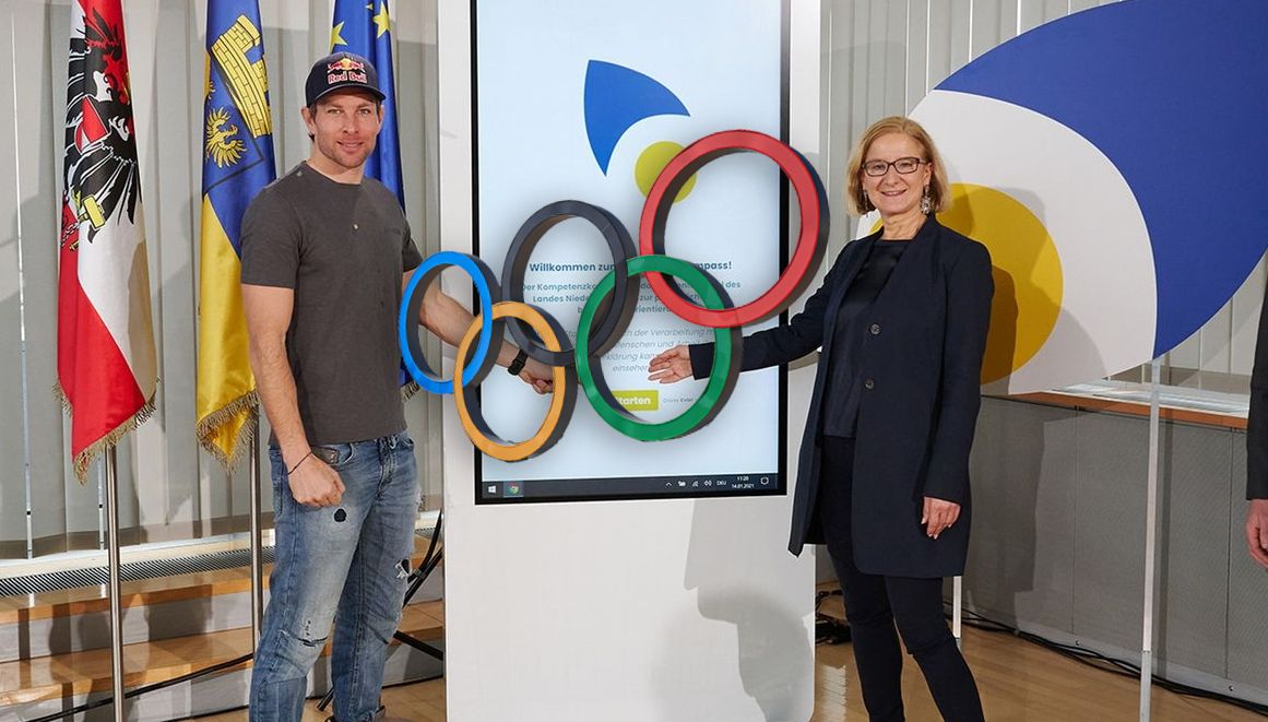 Mikl-Leitner und Karl bei einem Treffen in St. Pölten