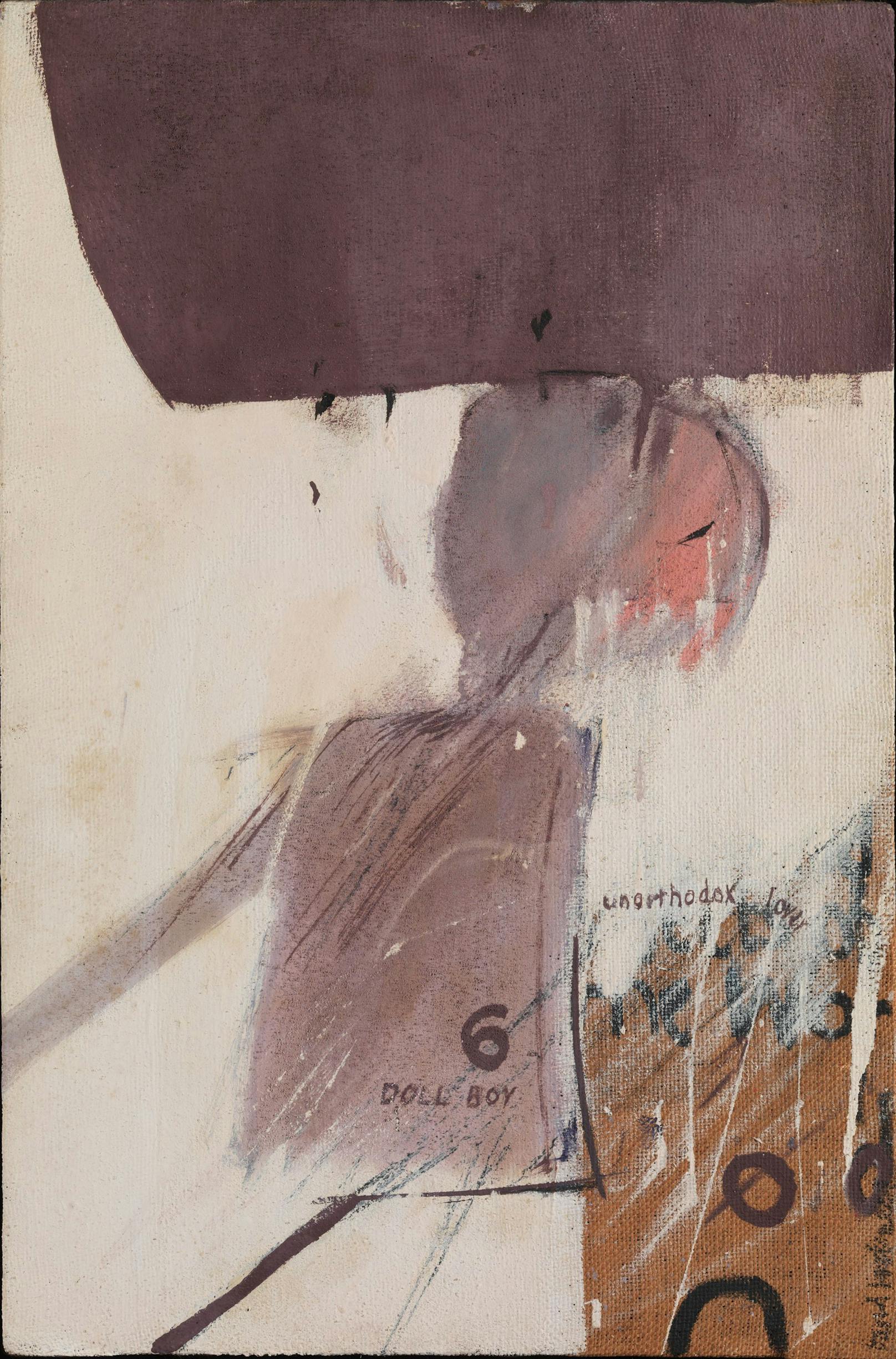 David Hockney, Study for Doll Boy, 1960, Öl auf Leinwand