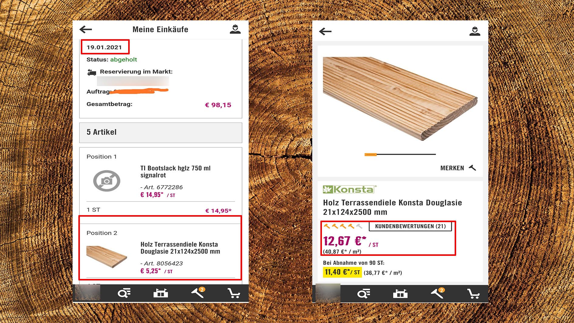 Um über 140 Prozent teurer ist heuer die Terrassendiele 