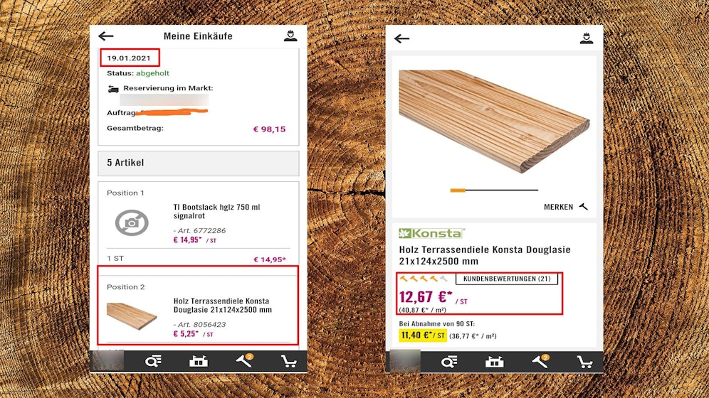 Um über 140 Prozent teurer ist heuer die Terrassendiele 