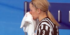 Darum blutet Olympia-Schiedsrichterin aus dem Mund