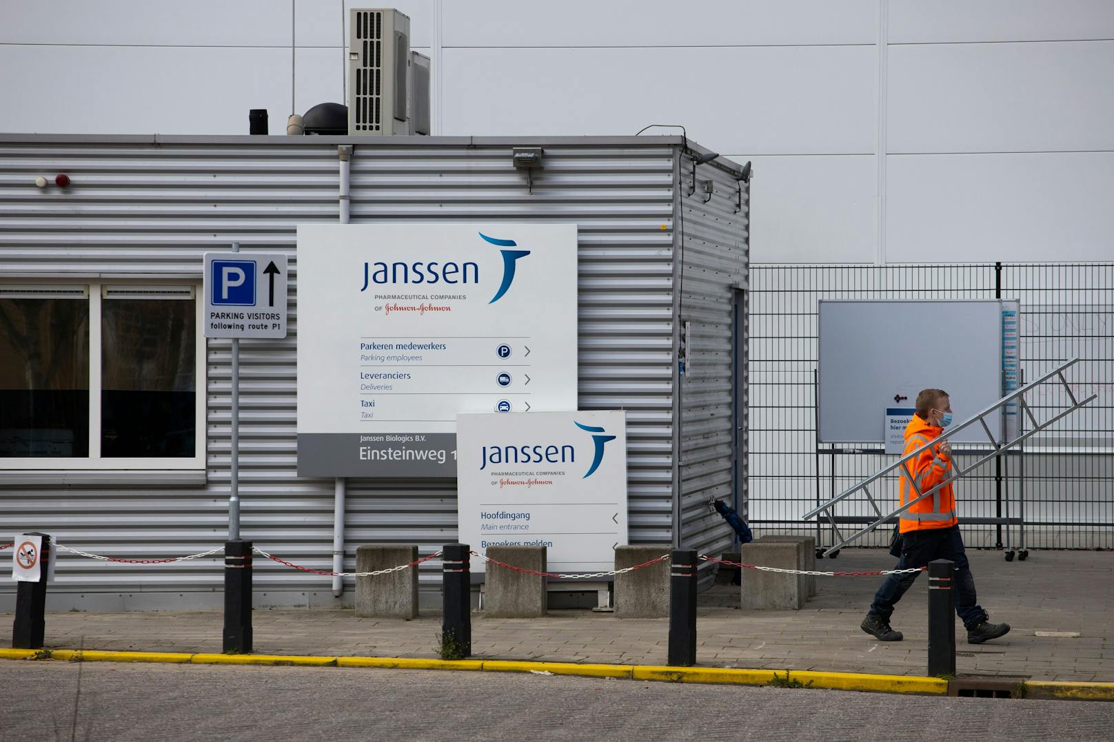 Der Corona-Impfstoff von Johnson &amp; Johnson (Janssen) wird im niederländischen Leiden hergestellt.