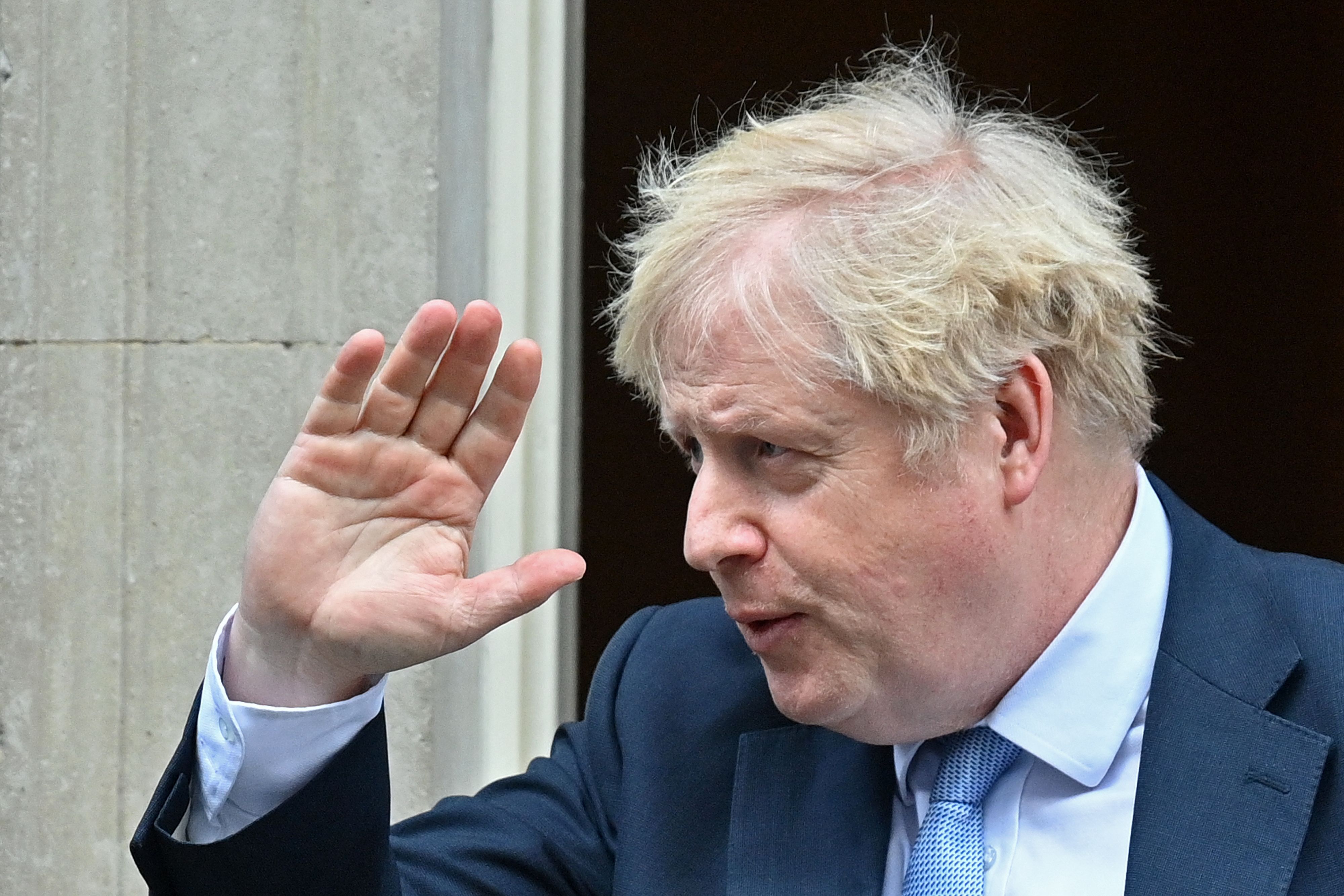 Der ehemalige britische Premierminister Boris Johnson kam ohne seinen Ausweis im Wahllokal an. (Archivbild)