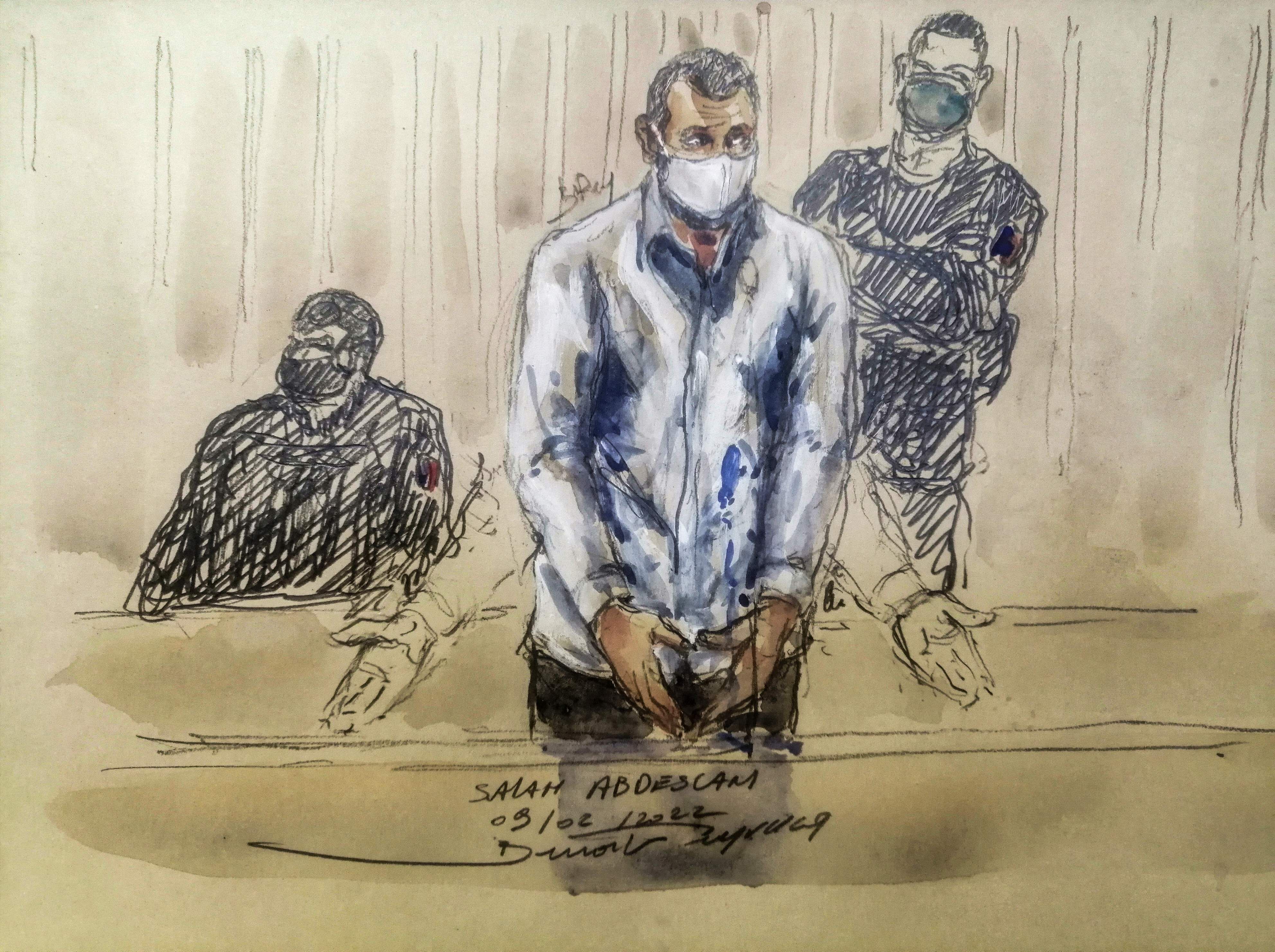 Salah Abdeslam gilt als einziger Überlebender der Paris-Attentäter. Heute wurde er zum ersten Mal in der französischen Hauptstadt befragt.