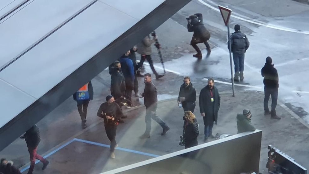 Chris Hemsworth dreht seine ersten Szenen. 