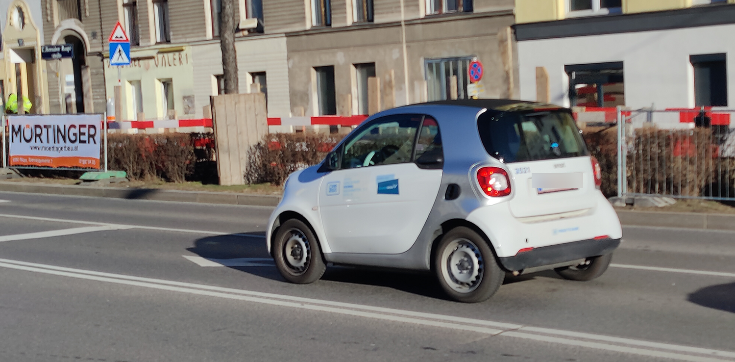 Ein Wiener ärgerte sich über dieses Parkmanöver