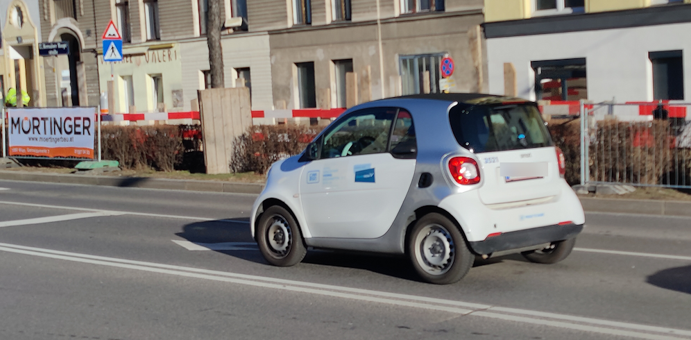 Ein Wiener ärgerte sich über dieses Parkmanöver