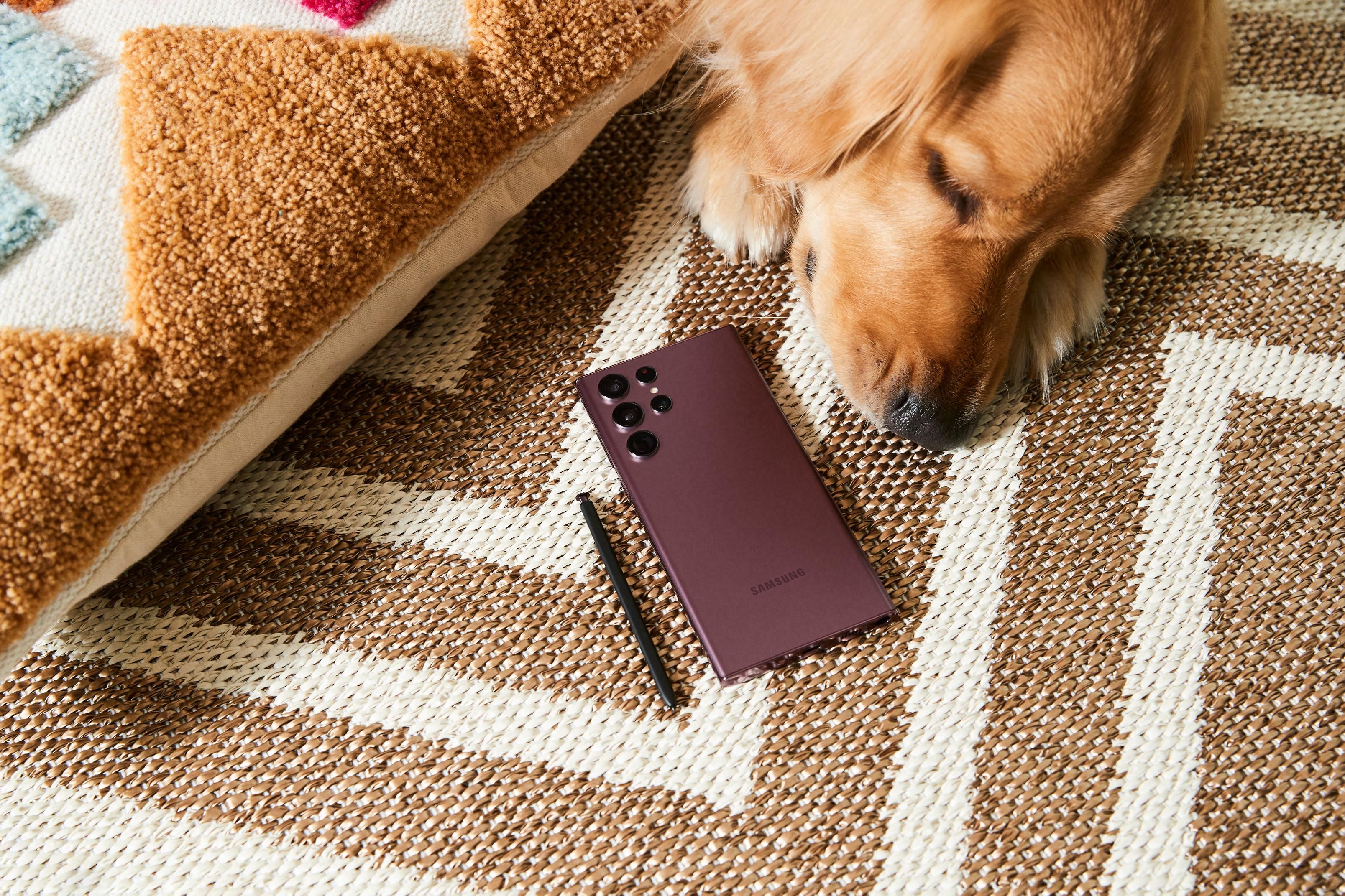 So sieht das Modell S22 Ultra aus. Dieses kommt mit integriertem Stift.