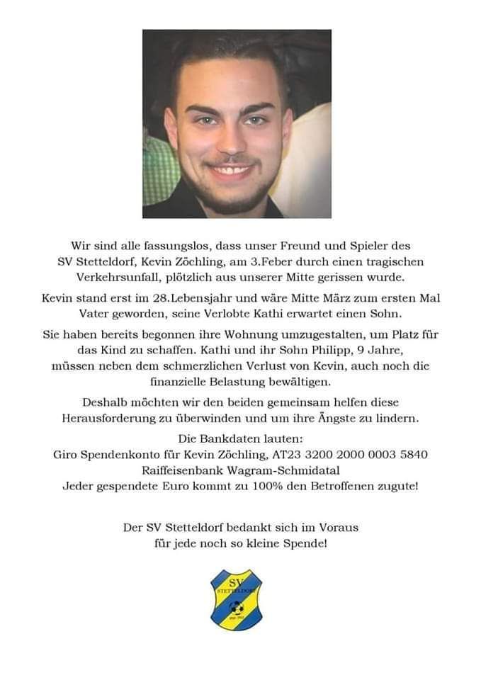 Der Sportverein des Verunglückten sammelt Geld.