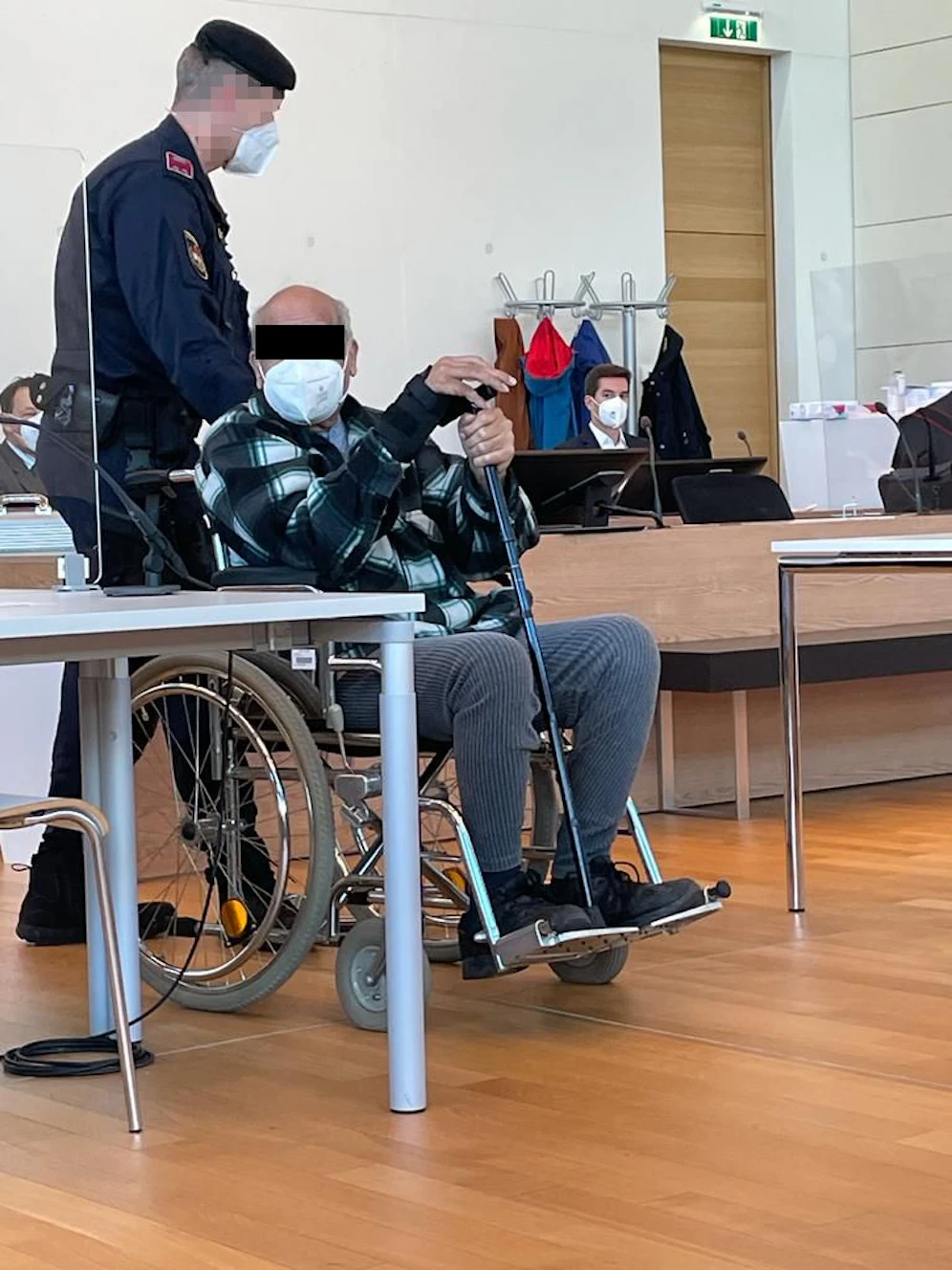 Mordversuch: der Angeklagte vor Gericht