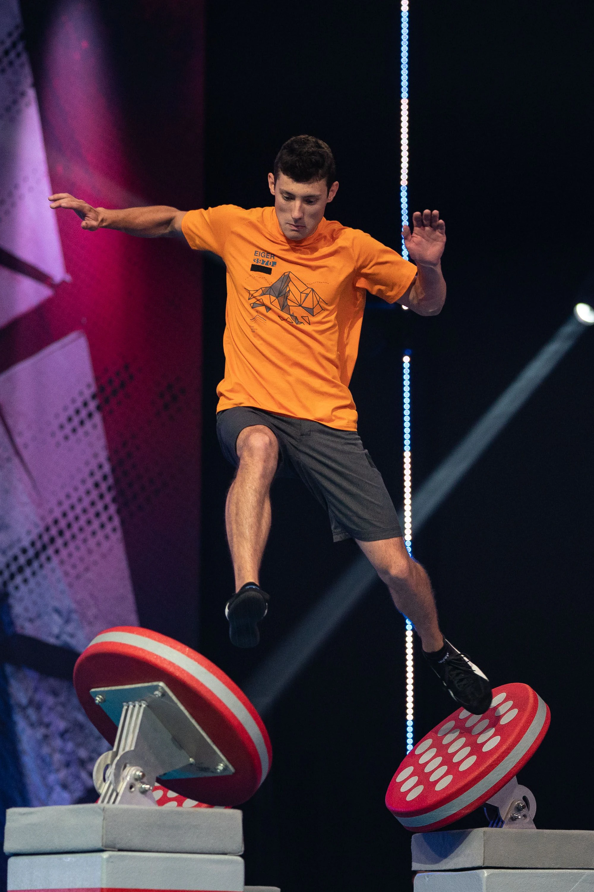 Michael Bräuer aus Linz ist bei den "Ninja Warriors" dabei.