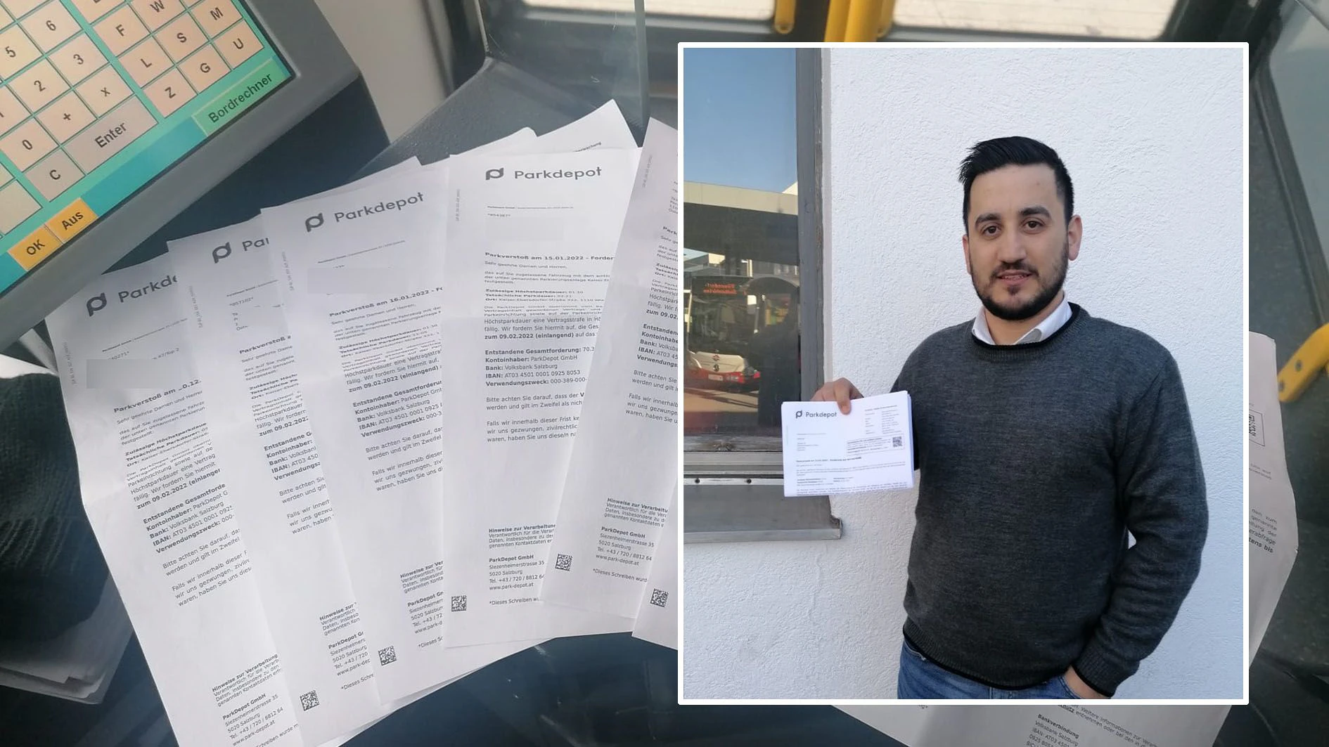 Weil er zu lange vor einem Fast-Food-Laden geparkt, muss der 30-Jährige jetzt ordentlich blechen