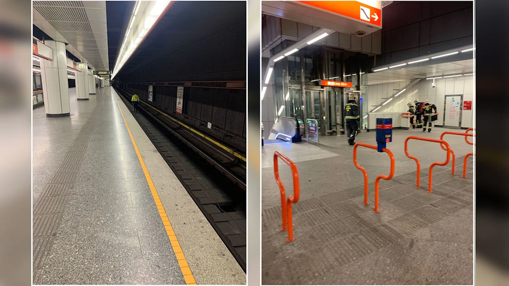 Eine halbe Stunde lang fuhr die U3 bei der Station Hütteldorfer Straße nicht